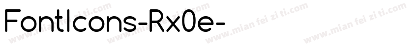 FontIcons-Rx0e字体转换