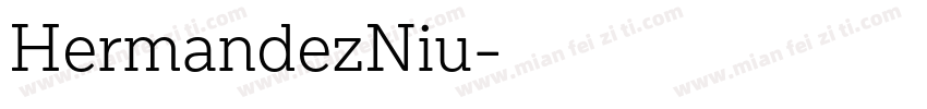 HermandezNiu字体转换