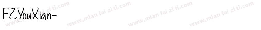 FZYouXian字体转换