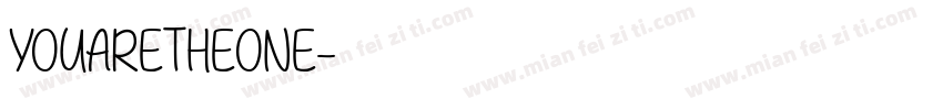YOUARETHEONE字体转换