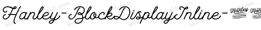 Hanley-BlockDisplayInline字体转换