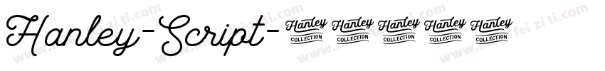 Hanley-Script字体转换
