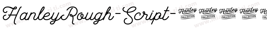 HanleyRough-Script字体转换