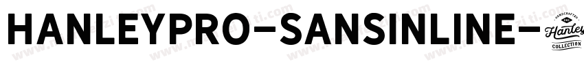 HanleyPro-SansInline字体转换