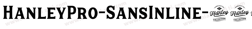 HanleyPro-SansInline字体转换