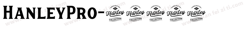 HanleyPro字体转换