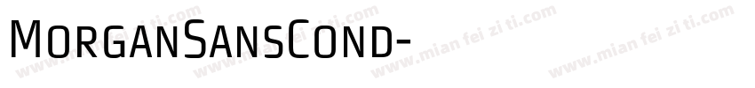 MorganSansCond字体转换