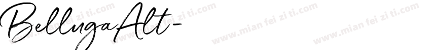 BellugaAlt字体转换