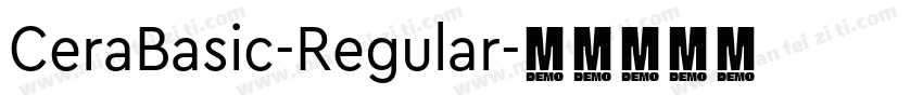CeraBasic-Regular字体转换
