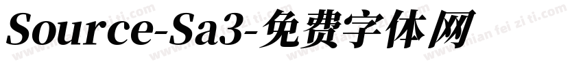 Source-Sa3字体转换