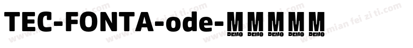 TEC-FONTA-ode字体转换