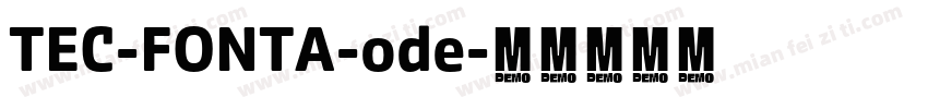 TEC-FONTA-ode字体转换