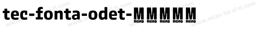 tec-fonta-odet字体转换