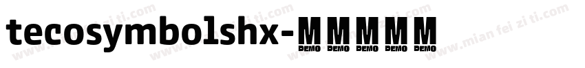 tecosymbolshx字体转换