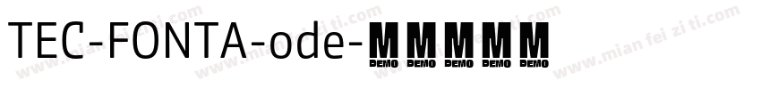 TEC-FONTA-ode字体转换