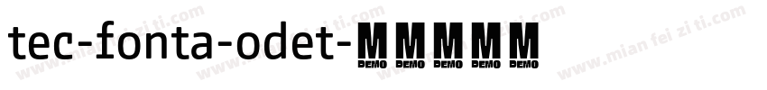 tec-fonta-odet字体转换