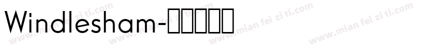 Windlesham字体转换
