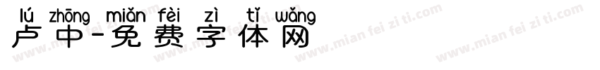 卢中字体转换