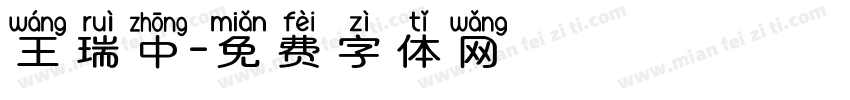 王瑞中字体转换