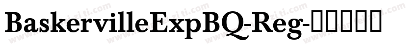 BaskervilleExpBQ-Reg字体转换
