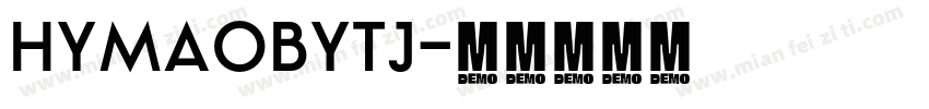 HYMaoBYTj字体转换
