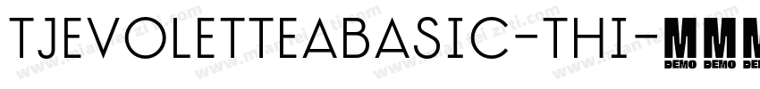 TJEvoletteABasic-Thi字体转换