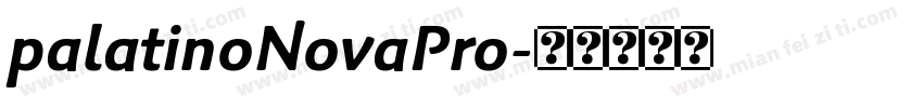 palatinoNovaPro字体转换