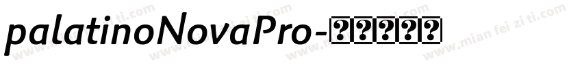 palatinoNovaPro字体转换