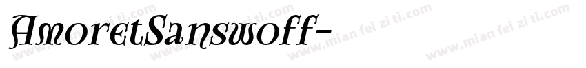 AmoretSanswoff字体转换