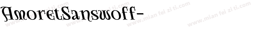 AmoretSanswoff字体转换