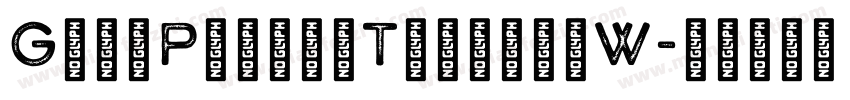 GritPrimerTitlingW字体转换