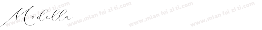 Modella字体转换
