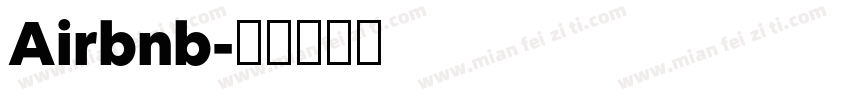 Airbnb字体转换
