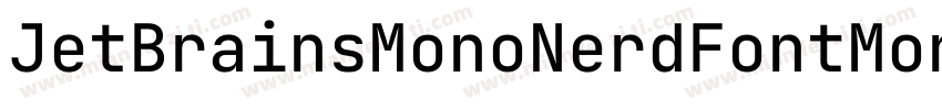 JetBrainsMonoNerdFontMono-Lightttf字体转换