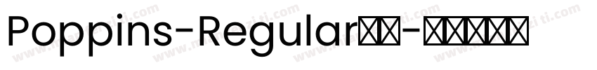 Poppins-Regular字体字体转换