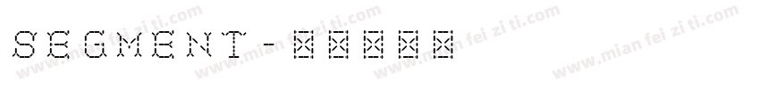 Segment字体转换