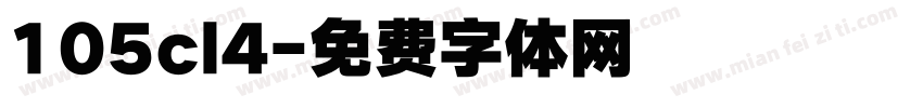 105cl4字体转换