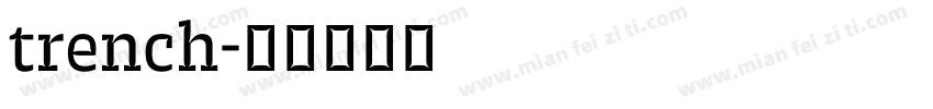 trench字体转换