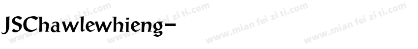 JSChawlewhieng字体转换