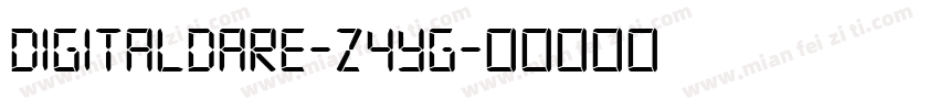 DigitalDare-z4yG字体转换