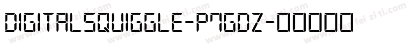 DigitalSquiggle-p7gdZ字体转换