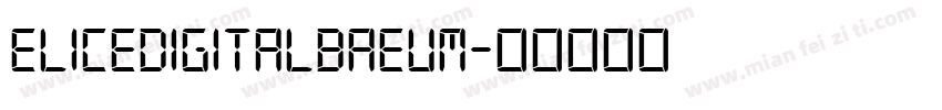 EliceDigitalBaeum字体转换