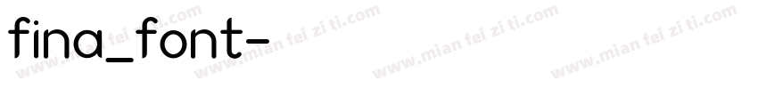 fina_font字体转换