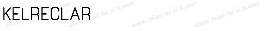 KELRECLAR字体转换