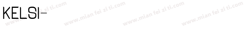 Kelsi字体转换
