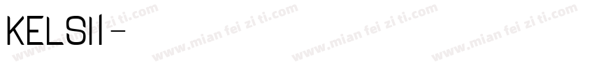 kelsi1字体转换