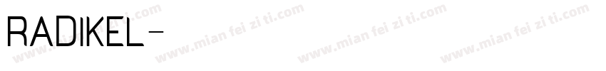 radikel字体转换