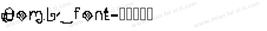 Bomb_font字体转换