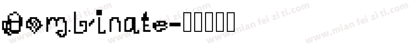 Bombinate字体转换