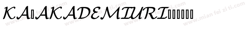 KA_AKADEMIURI字体转换